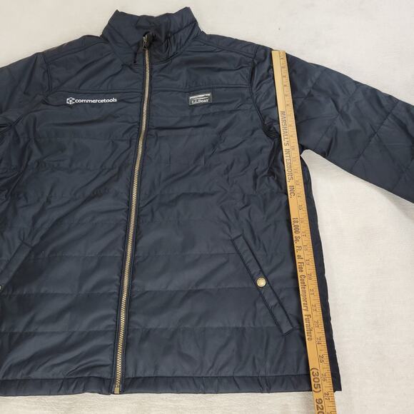 LL Bean Jacket Mens Sz XXL Black Quilted Gorpcore Puffer Winter Cold Snow Ski - Picture 8 of 16